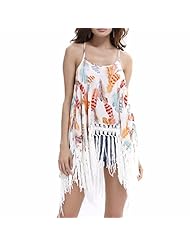 Sexy Feathers Backless General Print Polyester  Dress
