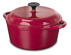 Range Kleen 5-Quart Red Round Dutch Oven