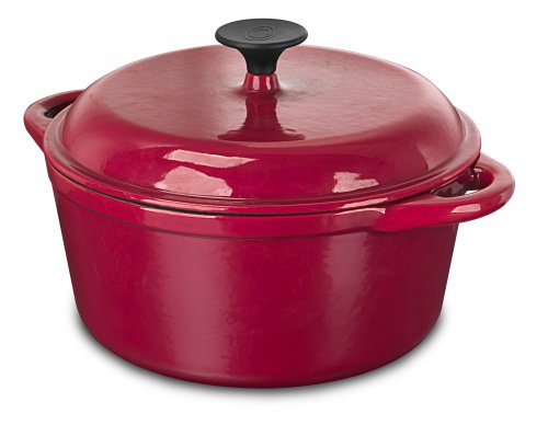 Range Kleen 5-Quart Red Round Dutch Oven