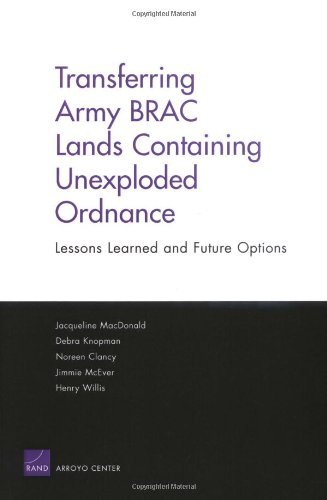 Transferring Army BRAC Lands Containing Unexploded Ordnance: Lessons Learned and Future Options