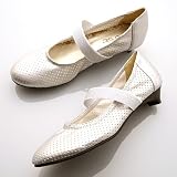 【激安】☆メッシュ加工♪夏に涼しいバレエパンプス☆