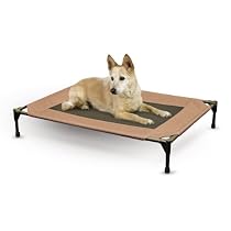 K&H Manufacturing Original Pet Cot ,Large ,30-Inch by 42-Inch,Chocolate/Mesh
