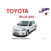 TOYOTA BELTA 英語版取り説 FRO3005