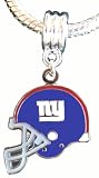 New York Giants Helmet Charm Fits Most Large Hole Bead Bracelets