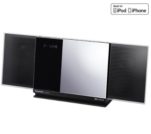 PANASONIC Micro impianto CD/MP3/USB/iPod SC-HC37EF-S - argentato PANASONIC Micro impianto CD/MP3/USB/iPod SC-HC37EF-S - argentato