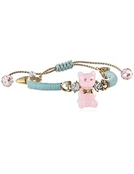 Betsey Johnson "Bracelet Boost" Gummy Bear Friendship Bracelet, 9.5"