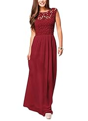 Plus Size Lace Chiffon Floor Length Evening Dress/Wedding Party Dress/Maxi Dress 