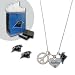 Pro Specialties Carolina Panthers Necklace and Earring Set - Carolina Panthers One Size