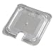 Carlisle 10317U07 Clear 6-3/4-Inch by 6-3/8-Inch TopNotch Universal Flat Notched Lid (Case of 6)