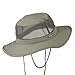 Big Size Talson UV Mesh Bucket Hat - Grey (For Big Head)