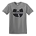 OCPrintShirts Men's Black Logo Wu-Tang Clan Hardcore Hip Hop WU Wear Street Style Classic Logo Men Tee T-Shirt S-5XL