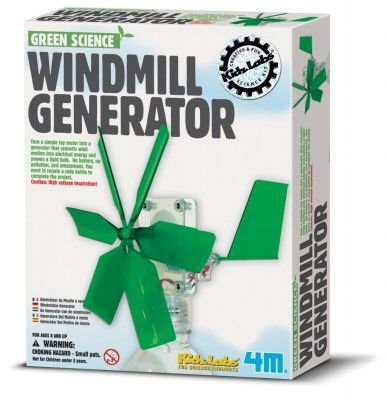 Green Science Windmill Generator Ages 8+ - Childrens Science & Educational Kit Toy