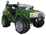 Review D2  / D2 Big Double Seater Hummer Style 4X4 Jeep 12v