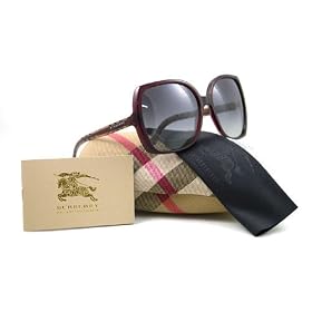 AUTHENTIC BURBERRY SUNGLASSES B BE 4067 3178 11 BURGUNDY BE4067