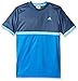 adidas Performance Boys Court Tee, Bright Blue, Small