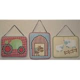 A Day On The Farm Wall Hanging - Set of 3 by OshKosh B'Gosh
