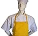 CHEFSKIN Adult Apron Yellow, Ultra Lightweight Cool & Fresh, Bright Color, Pocket