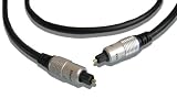 2m Digital Optical Toslink High Quality Audio Cable Gold Plated Contacts  BY CABLES 4 ALL