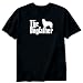 T-Shirt Black  The Dogfather Border Collie  Dog