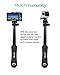 NBCCOOL3N1BLK COOLcessories 3-in-1 Selfie Stick Monopod - Bluetooth Enabled Handle with Built In LED Light & External Power Bank - Extension, Universal Fit for Smartphones, Cameras & GoPros