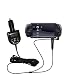 2 in 1 FM Transmitter and Car Charger for the Sony PSP-3001 Playstation Portable Slim - Gomadic Brand w/ TipExchange Technology
