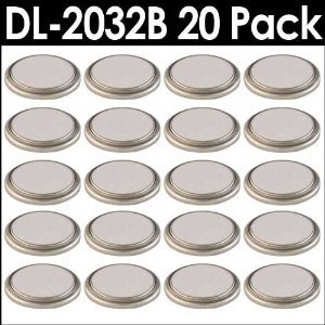 Duracell DL-2032B Long-Life Lithium Button Cell Battery 20 Pack Bundle