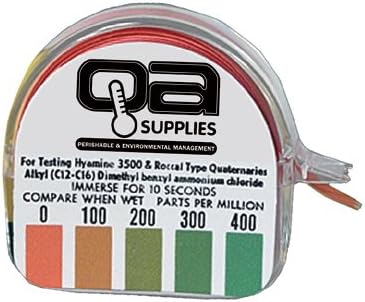 Hydrion QT-10 Quat Test Paper