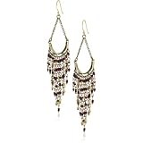 Lucky Brand Gypsy Soul Gold-Tone Red Fringe Chandel