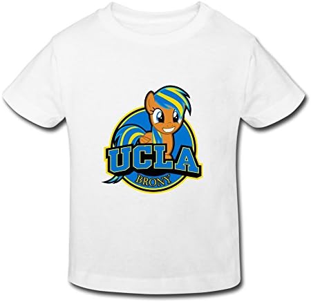FANNGBABY Kid's Toddler NCAA UCLA Logo Age 2-6 T-shirt White 5-6 Toddler