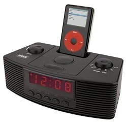 iMode Dock Clock Radio made for iPod, iPod Video, Nano and Mini (Black)