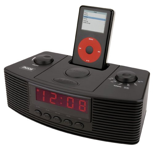 iMode Dock Clock Radio made for iPod, iPod Video, Nano and Mini (Black)
