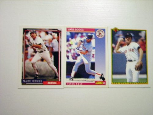 WADE BOGGS BASEBALL CARDS (BOSTON RED SOX)