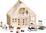 Melissa & Doug Deluxe Wooden Furnished Dollhouse