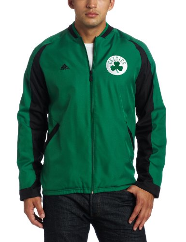 NBA Men's Boston Celtics Tip Off Midweight Jacket (Kelly, Large)