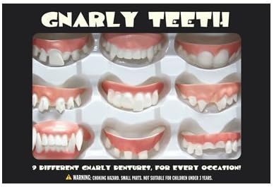 You Get 9 Sets Of Fake Teeth For Kids - Gnarly Teeth