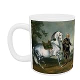 The Dappled Horse 'Scarramuie' en Piaffe by J.G. & Brand Hamilton - Mug - Standard Size