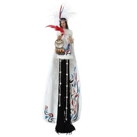 MAB 15 Polyresin Tassel Native American Doll ~ Retired by Duck House Dolls