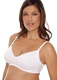 Lamaze Soft Cup Mesh Nursing Bra with 3 Hook Closure