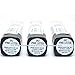 3 x JORDANA LS-043 PINK LUSTER BUBBLE GUM CREAM HOT LIPSTICK MADE IN USA + FREE EARRING