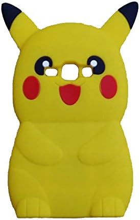J3 Case,Galaxy J3 Case,Galaxy Amp Prime Case,KY Galaxy Amp Prime Pokemon Pikachu Case, 3D Cute Pokemon Silicone Soft Back Case Cover For Samsung Galaxy J3 / Galaxy Amp Prime - (Pikachu)