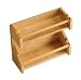 Kitchen & Housewares : Omega National Products Spice Rack Adjustable 11 3/4" Maple