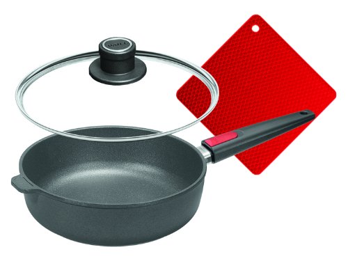 Woll SET NOWO 06 Set Hochrandpfanne titanium nowo 26 cm / Deckel und Topflappen Preisvergleich