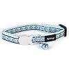 Collier Chat - Poisson R�fl�chissant Bleu Clair de Red Dingo