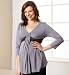 Maternity 34 Sleeve Sash Front Top