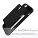 iPhone 6S Plus Case, iPhone 6 Plus Case, MagicMobile Hybrid Hard Protective Slim Durable Case for Apple iPhone 6S Plus / 6 Plus (5.5') Dual Layer [TPU + Hard PC] Armor Cute Cover - Black - Black