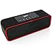 Portable Wireless Bluetooth Stereo Speaker with Powerful Sound 10W Acoustic Drivers Built-in Mic FM Radio Micro SD Card USB AUX-in Slot for Smartphone, PC, MP3 and More