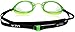 TYR Tracer Racing Goggles, Clear/Green/Black, One Size