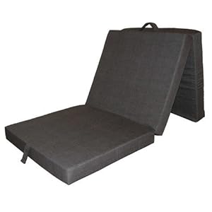 Faltmatratze 3-teilig anthrazit Faltmatratze 3-teilig anthrazit