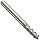 Niagara Cutter A345R Carbide End Mill with Wiper Flat for Aluminum, TiCN Coated, 3 Flutes, Radiused-Corner End