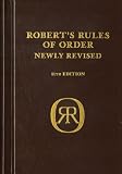 Robert's Rules of Order Newly Revised, deluxe 11th edition